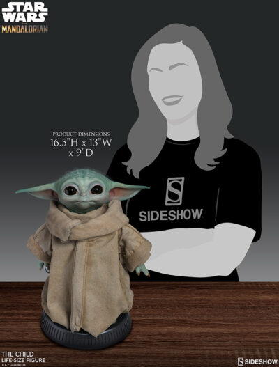 The Child The Mandalorian Star Wars Baby Yoda Life-Size Figure Grogu by Sideshow Collectibles - immagine 5
