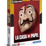 La casa di carta netflix puzzle 1000 pezzi clementoni 50 x 69