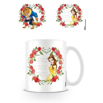 Beauty and Beast Mug rose La bella e la bestia tazza by Disney - Millennium  shop one