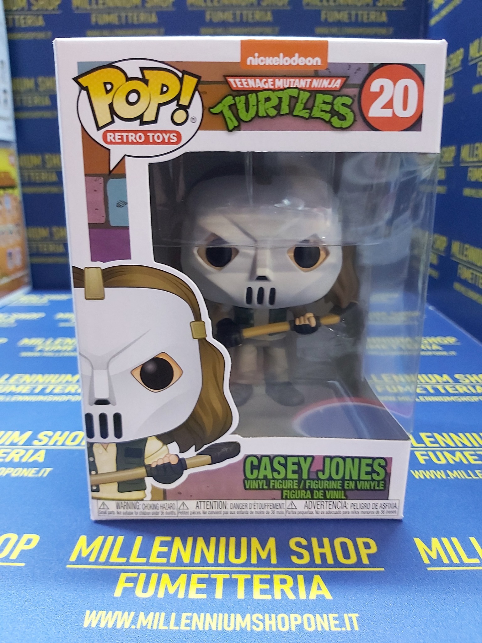 Funko Pop! Film: Tartarughe Ninja Série de spécialité limitée: TMNT – Casey  Jones Vinyl Figura – Giochi e Prodotti per l'Età Evolutiva