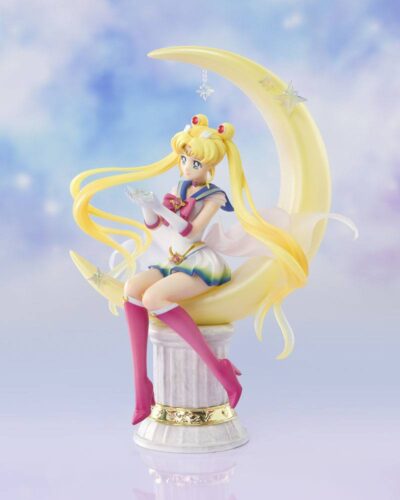 Sailor Moon Eternal Figuarts ZERO Chouette PVC Statue Super Sailor Moon Bright Moon 19 cm by Bandai - immagine 3
