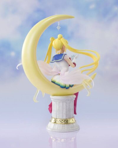 Sailor Moon Eternal Figuarts ZERO Chouette PVC Statue Super Sailor Moon Bright Moon 19 cm by Bandai - immagine 5
