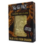 Yu-Gi-Oh! Replica Card Blue Eyes Toon Dragon (gold plated) by Fanattik - immagine 5