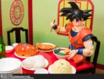 S.H. Figuarts Dragon Ball Z - Son Goku's Eating Moderately tavolo Set by Bandai - immagine 3