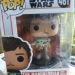 Mandalorian 461 star wars with grogu unmask by funko pop