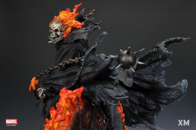 Ghost Rider 1/4 Marvel Horseback Edition Statua by Xm Studios - immagine 5