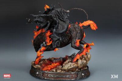 Ghost Rider 1/4 Marvel Horseback Edition Statua by Xm Studios - immagine 6