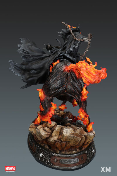Ghost Rider 1/4 Marvel Horseback Edition Statua by Xm Studios - immagine 7