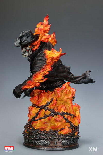 Ghost Rider 1/4 Marvel Horseback Edition Statua by Xm Studios - immagine 13