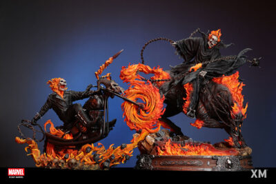 Ghost Rider 1/4 Marvel Horseback Edition Statua by Xm Studios - immagine 22