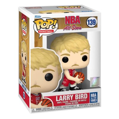 NBA Legends POP! Basketball Vinyl Figure Larry Bird (Red All Star Uni 1983) 9 cm by Funko - immagine 2