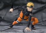 Naruto Shippuden S.H. Figuarts Action Figure Naruto Uzumaki -The Jinchuuriki entrusted with Hope- 14 cm by Bandai Tamashii - immagine 4