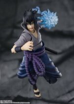 Naruto Shippuden S.H. Figuarts Action Figure Sasuke Uchiha -He who bears all Hatred- 15 cm by Bandai Tamashii - immagine 4