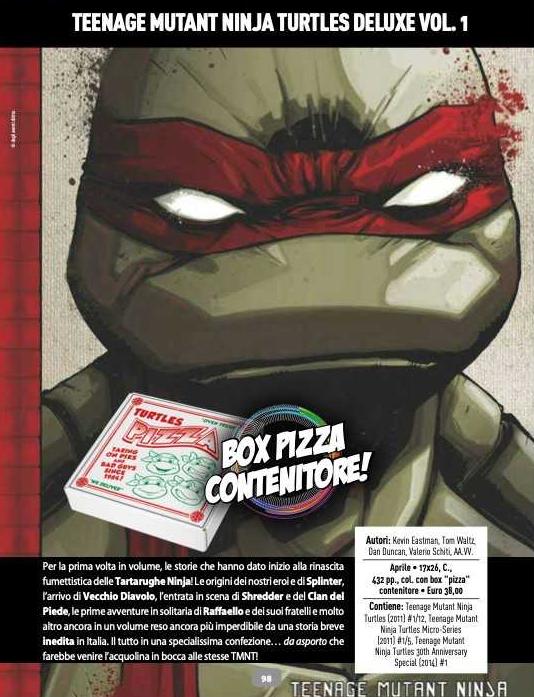 TEENAGE MUTANT NINJA TURTLES DELUXE Nr. 1 con PIZZA BOX - TMNT IDW - by  Panini Comics - Millennium shop one