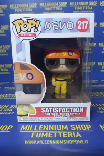 Devo Rocks POP 217 satisfaction yellow suit by Funko
