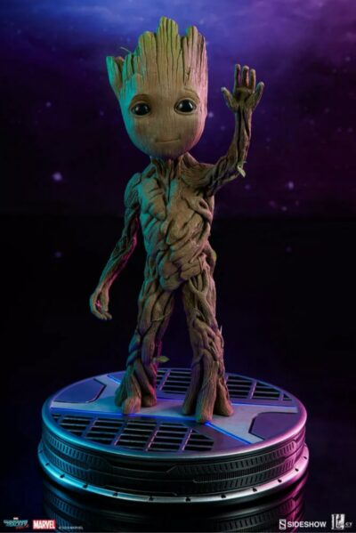 Groot baby statua life size 1/1 maquette sideshow Guardians of the Galaxy - immagine 5