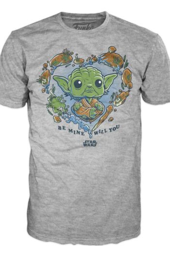 Star Wars Loose POP! Tees T-Shirt Be Mine Yoda by Funko