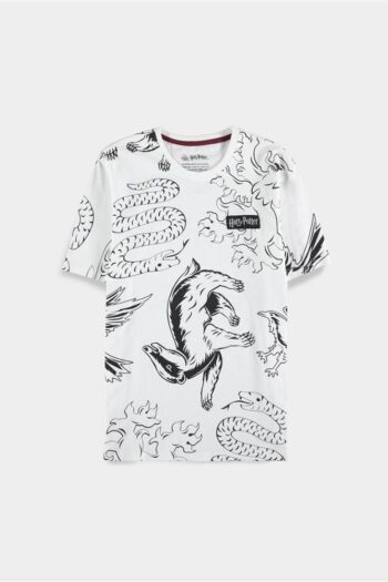 Harry Potter T-Shirt Heraldic Animals AOP by Difuzed