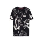 Harry Potter Ladies T-Shirt Heraldic Animals WB AOP by Difuzed