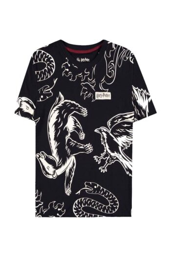 Harry Potter Ladies T-Shirt Heraldic Animals WB AOP by Difuzed