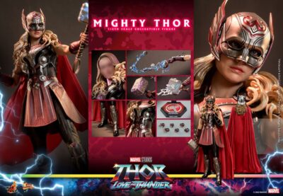 Thor: Love and Thunder Masterpiece Action Figure 1/6 Mighty Thor 29 cm by  Hot Toys - immagine 7