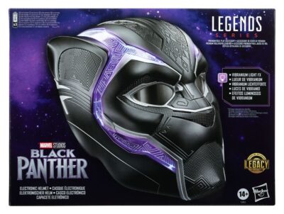 Black Panther Marvel Legends Series Electronic Helmet Wakanda by Hasbro - immagine 2