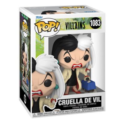 Crudelia 101 Dalmata Villains POP 1083 Disney Vinyl Figure Cruella de Vil 9 cm by Funko - immagine 2