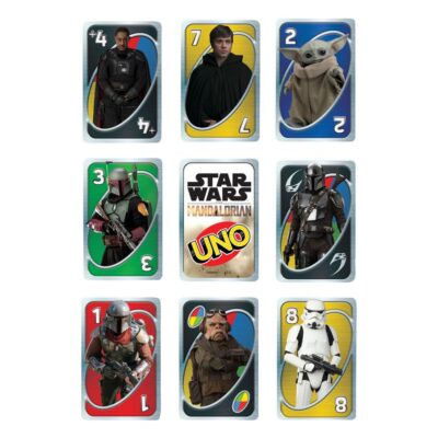 Mandalorian Star Wars UNO Flip! Card Game by Mattel - immagine 3