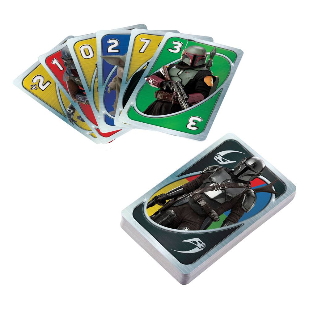 Mandalorian Star Wars UNO Flip! Card Game by Mattel - Millennium