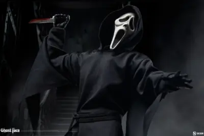 Ghost Face Action Figure 1/6 action doll Scream 30 cm SIDESHOW - immagine 5