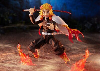 Demon Slayer Kimetsu no Yaiba Figma Action Figure Kyojuro Rengoku 15 cm by Max Factory - immagine 3