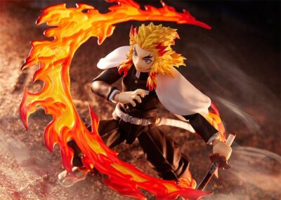 Demon Slayer Kimetsu no Yaiba Figma Action Figure Kyojuro Rengoku 15 cm by Max Factory - immagine 4