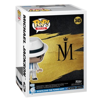 Michael Jackson POP! Rocks 345 Vinyl Figure MJ ( Smooth Criminal ) 9 cm By Funko - immagine 3