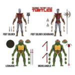 Teenage Mutant Ninja Turtles BST AXN Action Figure 4-Pack Mirage Comics Foot Soldiers & Turtles Exclusive 13 cm by Loyal - immagine 2