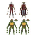 Teenage Mutant Ninja Turtles BST AXN Action Figure 4-Pack Mirage Comics Shredder & Turtles Exclusive 13 cm by Loyal - immagine 3