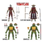 Teenage Mutant Ninja Turtles BST AXN Action Figure 4-Pack Mirage Comics Shredder & Turtles Exclusive 13 cm by Loyal - immagine 2
