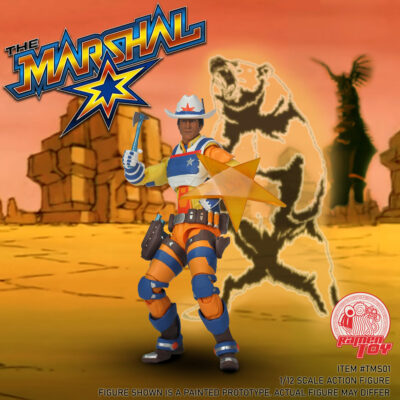 The Marshall Sheriff Action Figure 1/2 scale TMS01 brave starr Ramen Toy - immagine 4