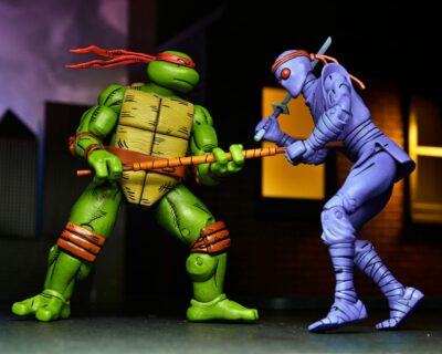 Action figure Neca Tartarughe Ninja confezione 2 personaggi