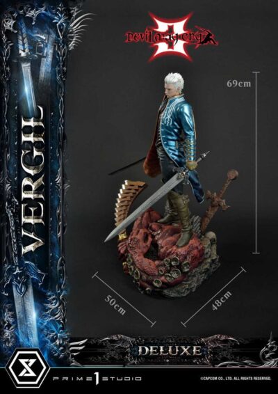Devil May Cry 3 Ultimate Premium Masterline Series Statue 1/4 Vergil Deluxe Bonus Version 69 cm by Prime 1 Studio - immagine 5