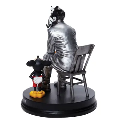 6012858 Walt with Mickey Mouse Through the Years Disney 100 Figurine Grand Jesters Studios  by Enesco - immagine 4