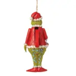 6009207 Grinch Nutcracker Hanging Ornament - The Grinch by Jim Shore Enesco - immagine 2