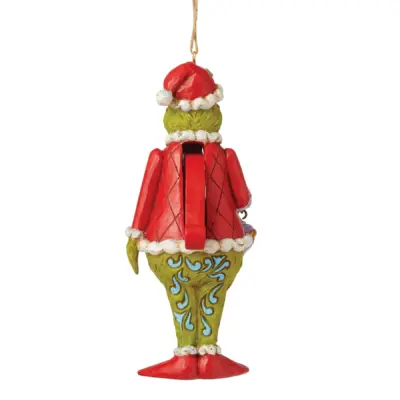 6009207 Grinch Nutcracker Hanging Ornament - The Grinch by Jim Shore Enesco - immagine 2