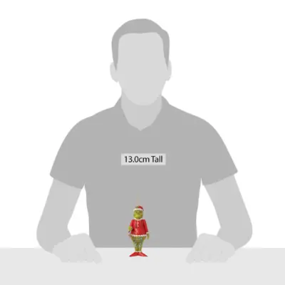 6009207 Grinch Nutcracker Hanging Ornament - The Grinch by Jim Shore Enesco - immagine 3