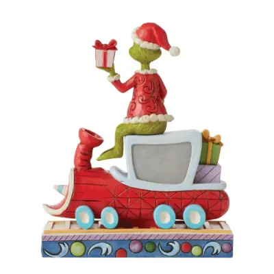 6010776 Grinch on Train Figurine by Jim Shore Enesco - immagine 2