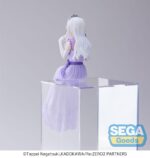 Re:Zero - Starting Life in Another World: Lost in Memories PM Perching PVC Statue Emilia (Dressed-Up Party) 14 cm by Sega - immagine 2