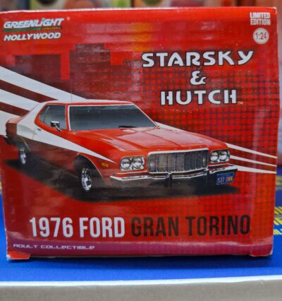 Starsky & Hutch Gran Torino Ford  1976 Auto Hollywood 1:24  By Greelight - immagine 3