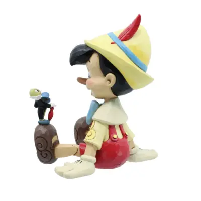 6011934 Wishful and Wise Pinocchio and Jiminy Sitting Disney Traditions by Jim Shore Enesco - immagine 4