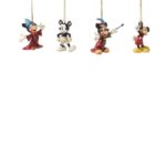 6013565 Mickey Mouse Hanging Ornaments Set of 4 Jim Shore Traditions by Enesco - immagine 2