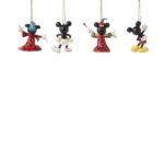 6013565 Mickey Mouse Hanging Ornaments Set of 4 Jim Shore Traditions by Enesco - immagine 4