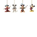 6013565 Mickey Mouse Hanging Ornaments Set of 4 Jim Shore Traditions by Enesco